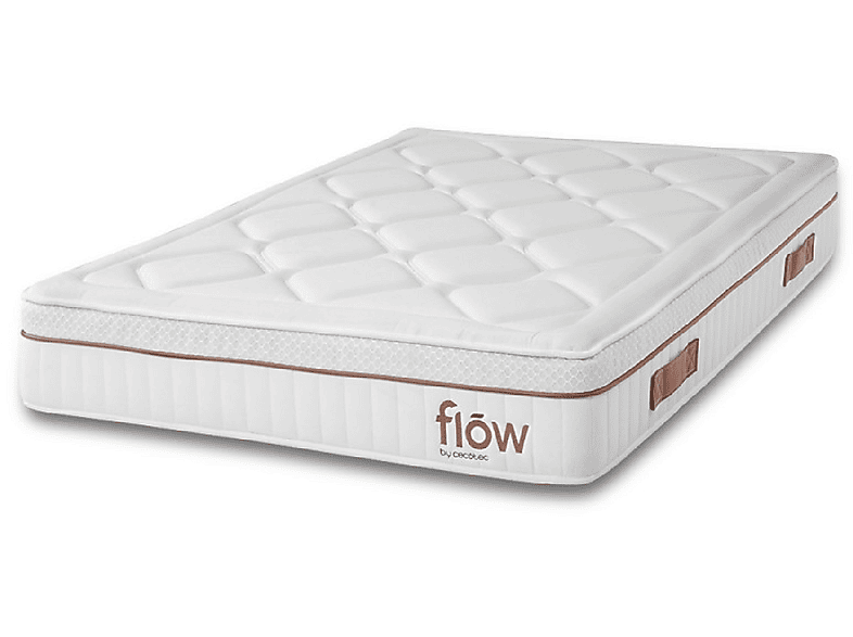Colchón  CECOTEC Flow HybridSpring Fresh 6000 105x190 105 cm x 190 cm Viscoelástica White 