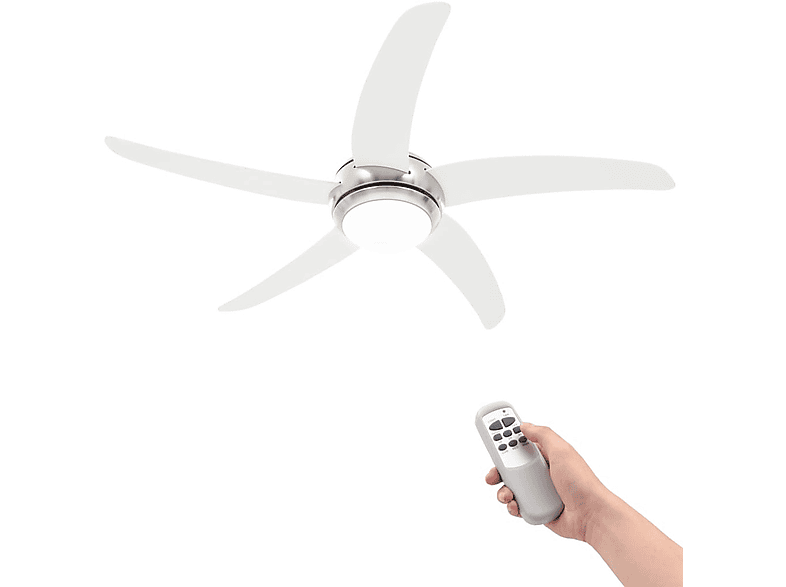 Ventilador de techo  VIDAXL 8718475508854 75 W 3 velocidades Blanco 