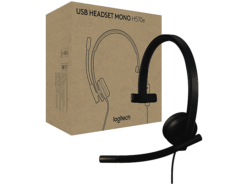 Auriculares de diadema con cable  LOGITECH H570e Circumaurales Negro 