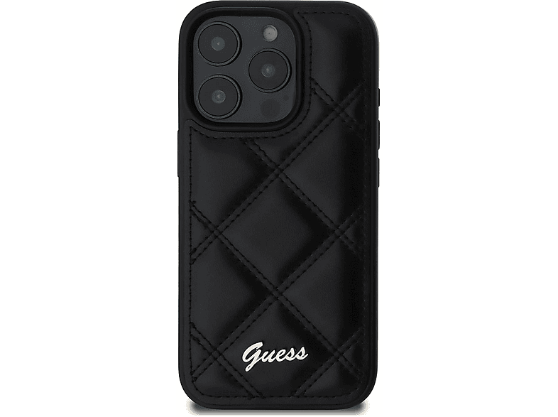 Carcasa para móvil  GUESS GUHCP16LPSQSQSK Compatible con Apple iPhone 16 Pro Negro 