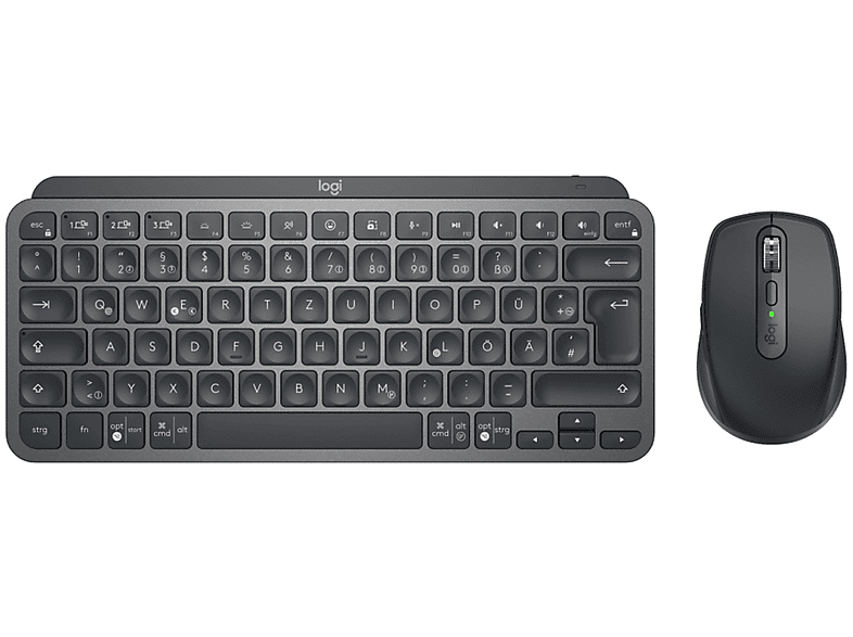 Pack Teclado + Ratón  LOGITECH 920-011054 Inalámbrico Bluetooth Grafito 