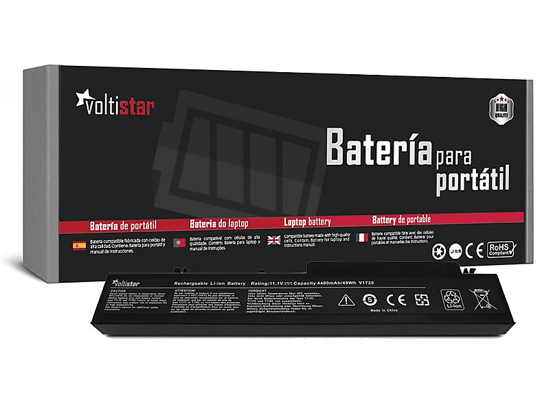 Batería para portátil  VOLTISTAR BATERÍA PARA PORTÁTIL DELL VOSTRO 1710 1720 1710N 1720N 