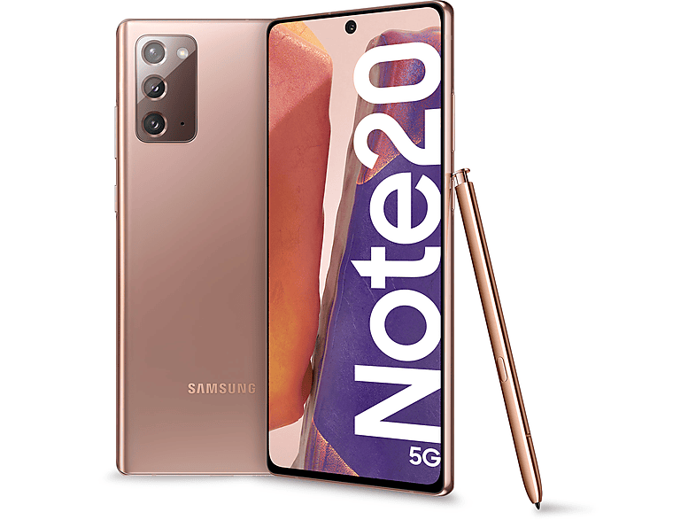 Móvil  SAMSUNG Galaxy Note 20 5G Bronce 256 GB 8 GB RAM 6,7 