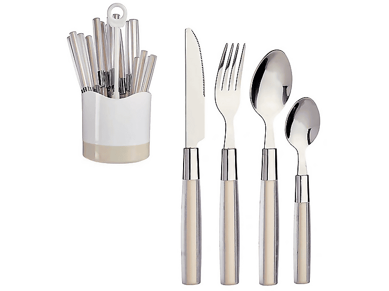 Set de cubiertos  DAM DM92343C10 Acero inoxidable Beige 