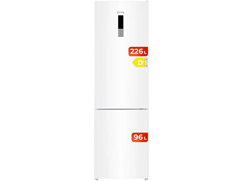 Frigorífico Combi  EVVO F55 No Frost Altura 185,5 cm Blanco 