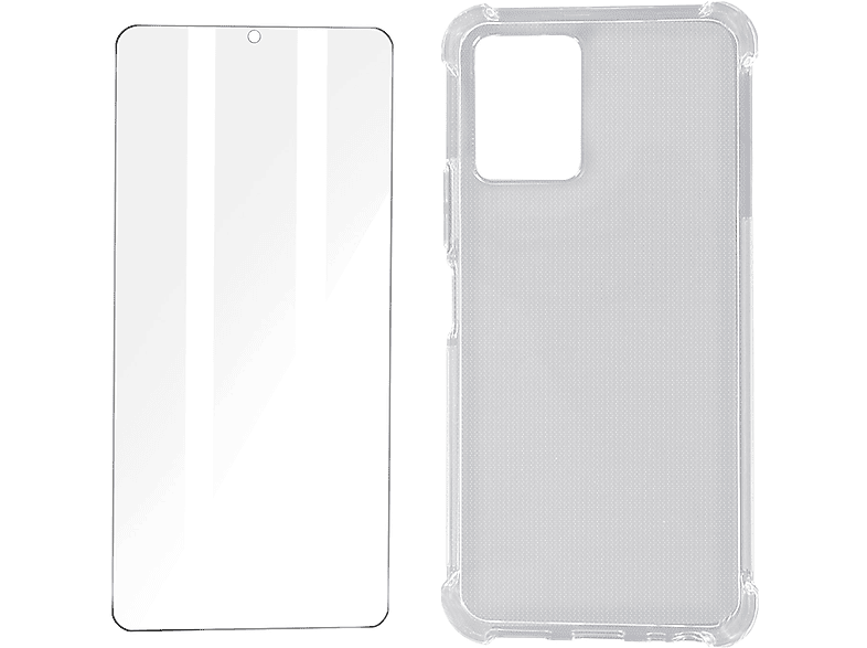 Carcasa para móvil  AVIZAR Premium 360° Compatible con Vivo Y33s Transparente 