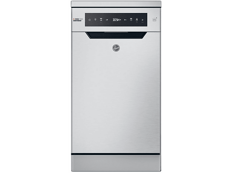 Lavavajillas libre instalación 45 cm  HOOVER 32002587 11 servicios 8 programas 448 mm Acero inoxidable 