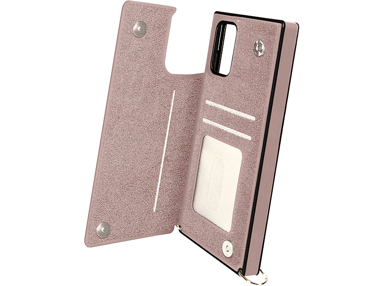 Cordón para móvil  AVIZAR Darling Collection Compatible con Samsung Galaxy S20 FE Rosa dorado 