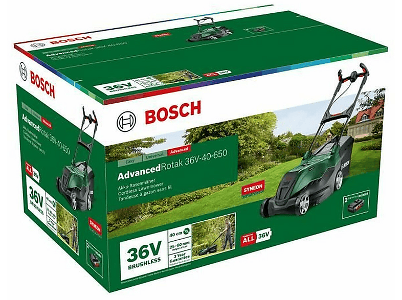 Cortacésped  36V-40-650 BOSCH Multicolor 