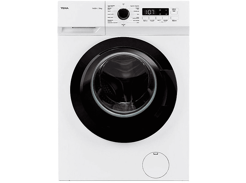 Lavadora carga frontal  TEKA WMK 40940 9 kg 15 programas Blanco 