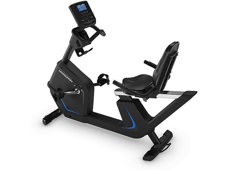 Bicicleta estática  HORIZON FITNESS Reclinada 5.0R - Horizon Fitness Negro 