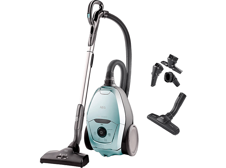 Aspirador con bolsa  AEG 900 401 127 600 W Potencia de succión 500 AirWatt Depósito 3,5 l Azul 