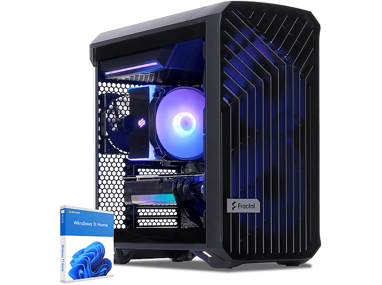 PC Gaming  SEDATECH UCC2238I1I1HF AMD Ryzen 5 9600X 6x 3.9Ghz (max 5.4Ghz) 32 GB RAM 2000 GB SSD Radeon™ RX 7800 XT Windows 11 (64 Bit) Negro 