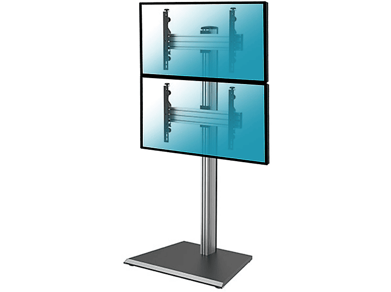 Soporte TV fijo  KIMEX 031-1200K1 Soporte de suelo para 2 pantallas de TV 40