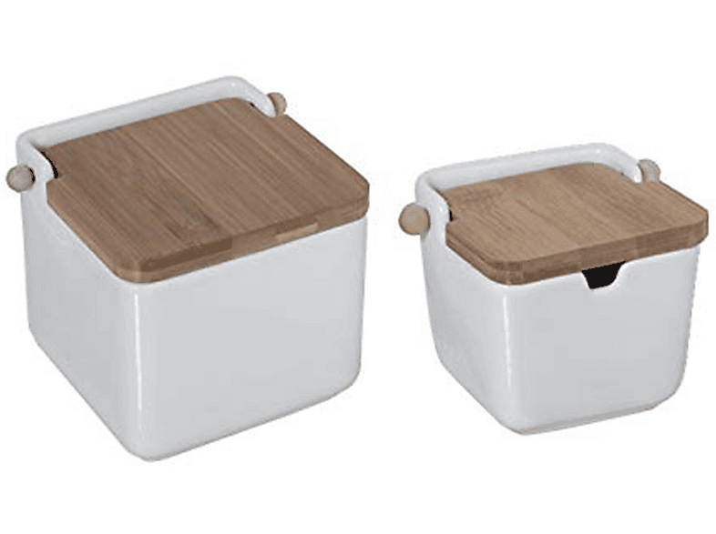 Salero  TIENDA EURASIA y Azucarero de Cocina Cerámica 