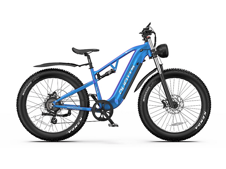 Bicicleta de Montaña  DUOTTS E26 Bicicleta eléctrica 2*750 W 25 km/h azul 
