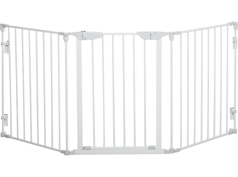 Barrera de seguridad  D06-100V01WT PAWHUT Blanco 