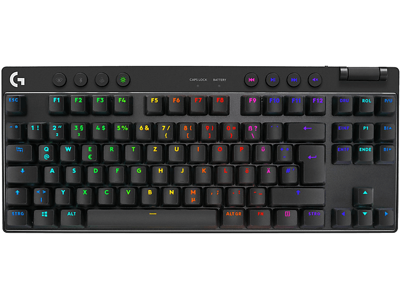 Teclado gaming  LOGITECH 920-012130 Inalámbrico Teclas iluminadas Negro 