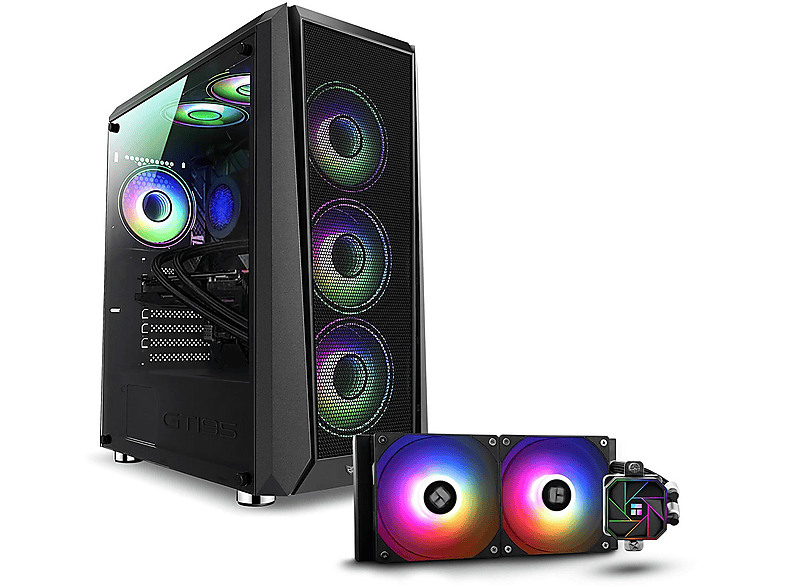 PC Gaming  PC RACING Ascent Intel Core™ i7 12700F 32 GB RAM 2 TB SSD GeForce RTX™ 5060 Ti Windows 11 Pro Negro 