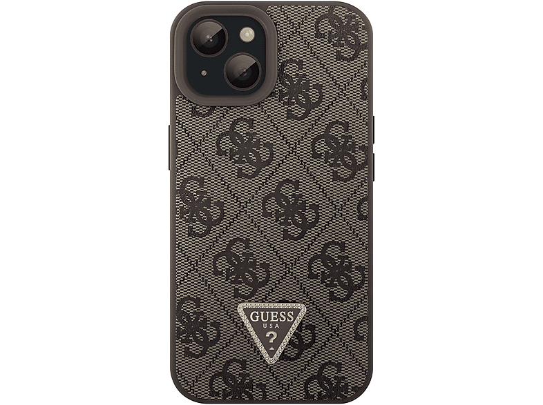 Carcasa para móvil  GUESS H46382 Compatible con Apple iPhone 15 Marrón Oscuro 