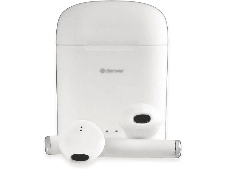Auriculares True Wireless  TWE-46WHITE DENVER Intraurales Bluetooth Blanco 