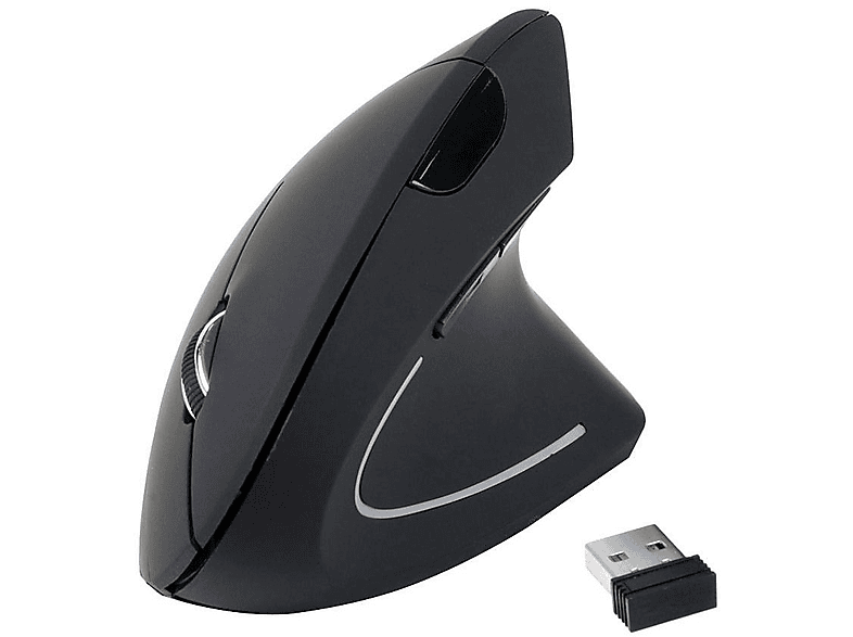 Ratón inalámbrico  EQUIP EQ245110 RF Wireless 1600 ppp Negro 