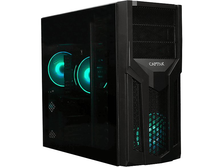 PC gaming  CAPTIVA Highend Gaming R81-138 AMD Ryzen 5 7500F 6 Núcleos 32 GB RAM 1 TB SSD Radeon™ RX 7600 XT Windows 11 Home Negro 