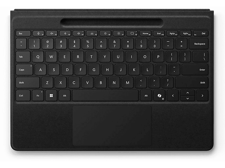 Teclado inalámbrico  MICROSOFT ZRA-00013 Bluetooth Teclas iluminadas Negro 