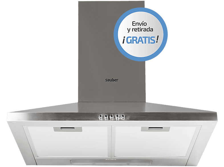 Campana  SAUBER SCDP60I 400 m³/h 60 cm 3 velocidades 450 mm Gris 