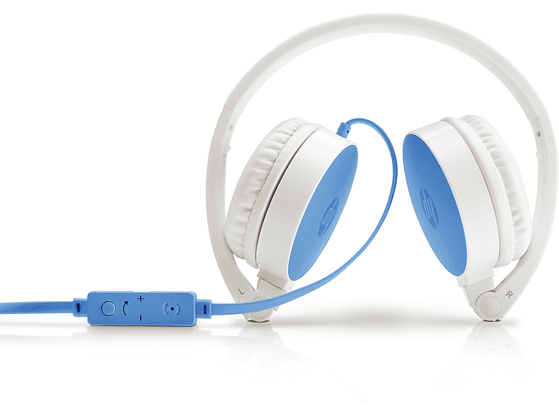 Auriculares de diadema con cable  HP H2800 Circumaurales Azul Blanco 