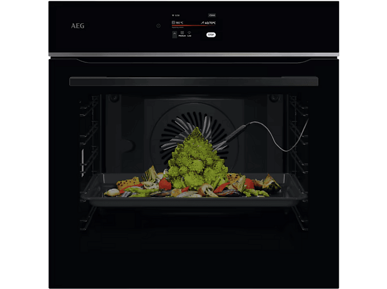Horno multifunción  AEG 944 035 078 Independiente Multifunción Pirolítico 71 l 59,5 cm Negro 