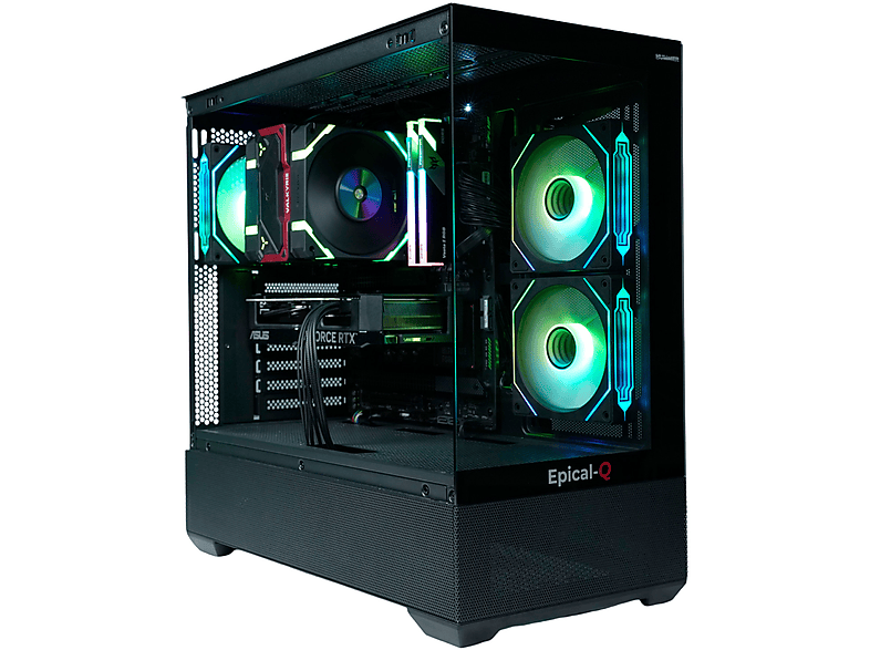 PC Gaming  EPICAL-Q Xyoner Intel Core i7 12700F 32 GB RAM 1 TB SSD GeForce RTX™ 5070 Windows 11 Pro (64 Bit) Negro 