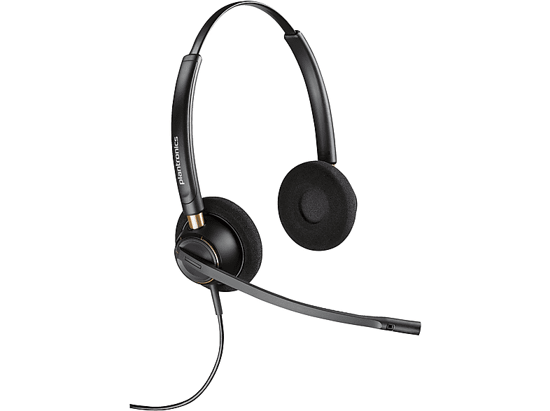 Auriculares de oficina  POLY EncorePro 520D with Quick Disconnect Binaural Digital Headset TAA Circumaurales Negro 