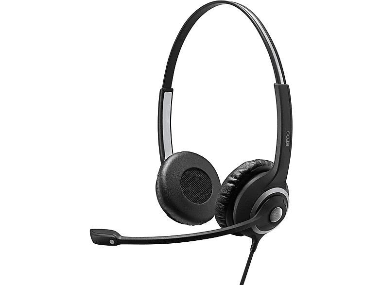 Auriculares de oficina  EPOS  SENNHEISER IMPACT SC 268 Circumaurales Negro Plata 