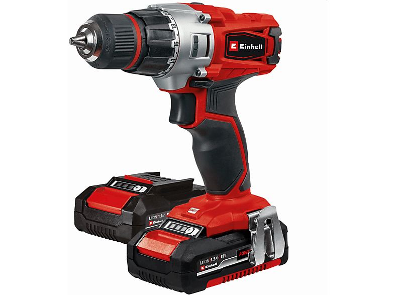 Taladro  TE-CD 18/2 Li EINHELL Negro Gris Rojo 