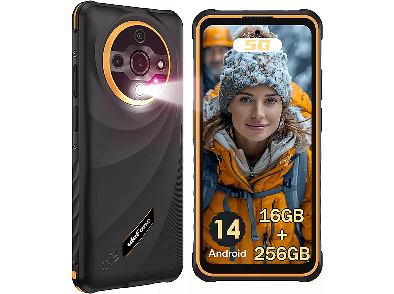 Móvil  ULEFONE Armor X31 Pro 5G Naranja 256 GB 8 GB RAM 6,56 