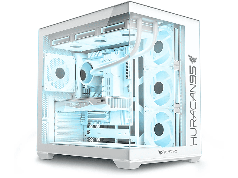 Pc Gaming  PC RACING Highlander AMD Ryzen™ 5 9600X 64 GB RAM 2 TB SSD Radeon™ RX 7800 XT Windows 11 Pro (64 Bit) Blanco 