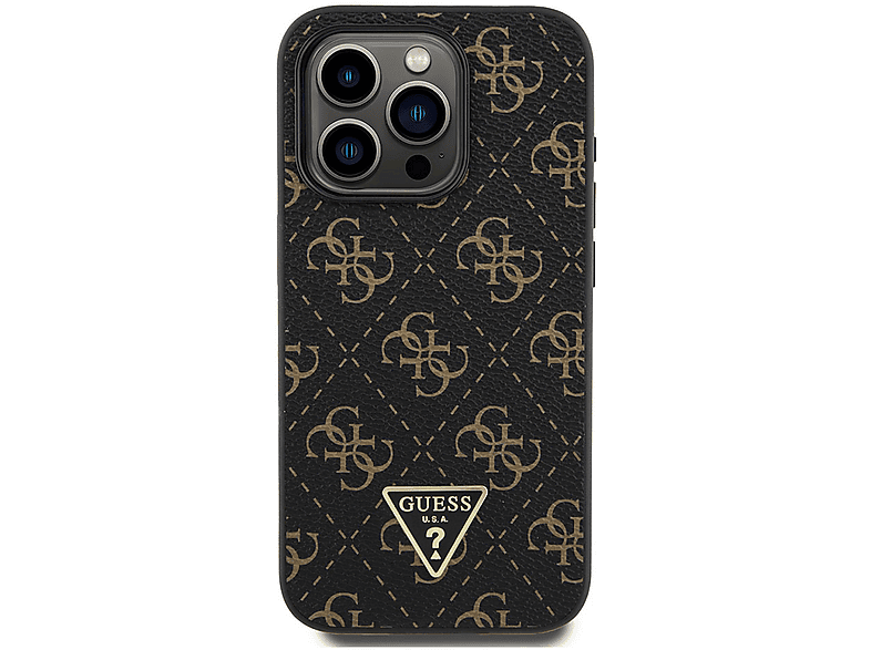 Carcasa para móvil  GUESS GUHCP16XPG4GPK Compatible con Apple iPhone 16 Pro Max Negro 