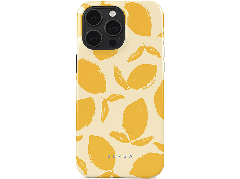 Carcasa para móvil  BURGA BRGTOUGHCASEIP15PMLT Compatible con Apple iPhone 15 Pro Max Amarillo 