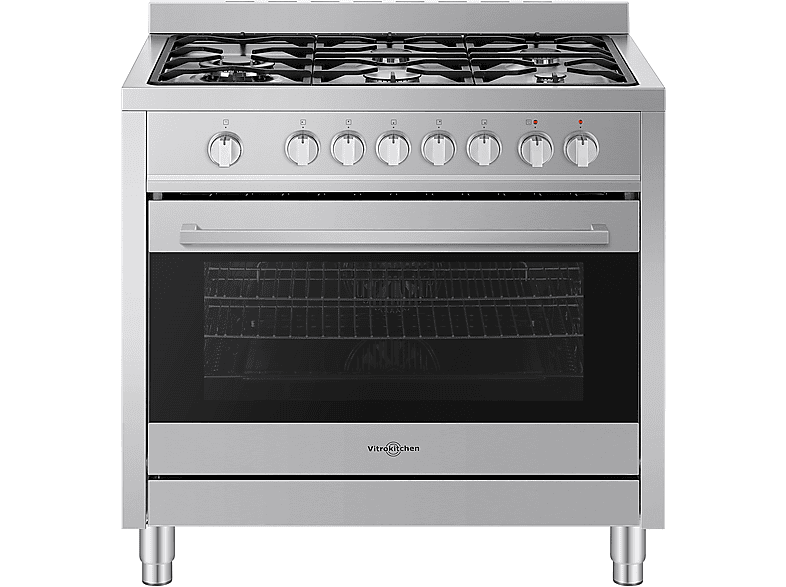 Cocina a gas  ST9060IB VITROKITCHEN 3 zonas 1 l 90 cm Inox 