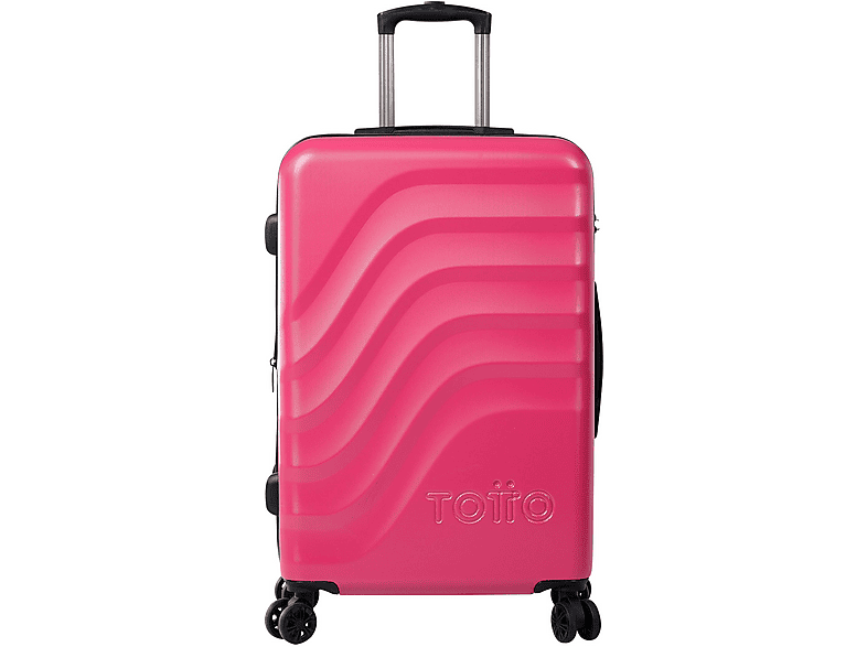 Maleta de viaje  Bazy+ M Deco Rose TOTTO Exterior: Policarbonato:70% Acrilonitrilo Butadiendo Estireno:30% Forro: Poliester:100% Rosa 