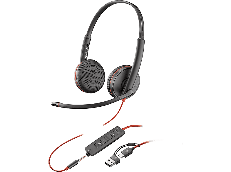 Auriculares inalámbricos  POLY 8X229AA Circumaurales Negro 