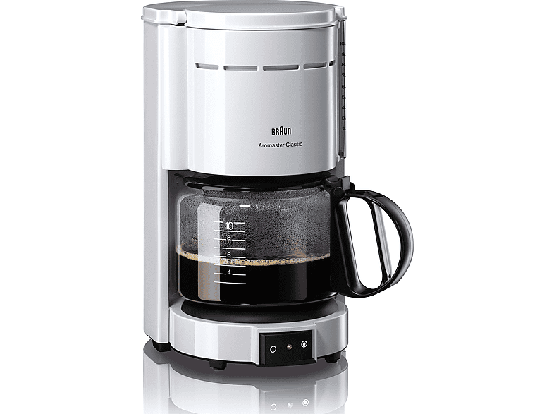 Cafetera de goteo  BRAUN KF 47 plus 1000 W 10 tazas Blanco 