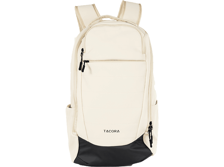 Mochila de viaje  100% reciclada Impermeable para cabina de avión 30L senderismo apto para ordenador TACORA RPET 900D Crema 