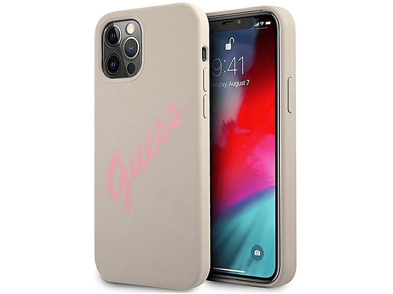 Carcasa para móvil  GUESS L254 Compatible con Apple iPhone 12 Pro Beige 