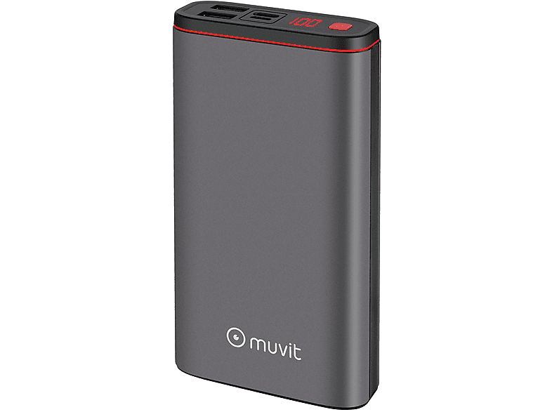 Powerbank  MUVIT PB0163 4014 mAh Negro 